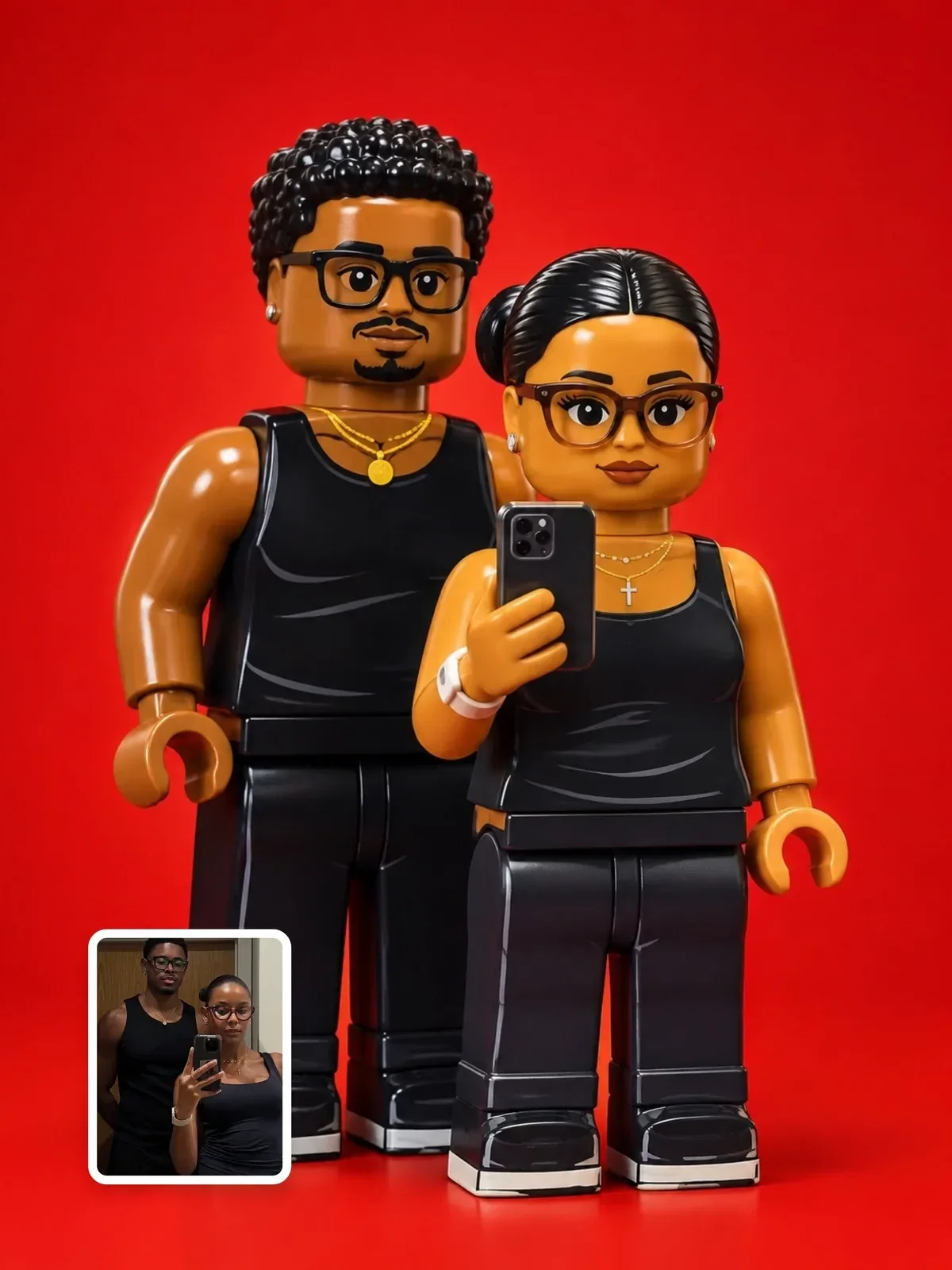 LEGO minifigures of everyone (detailed), Ergebnis eines ChatGPT Prompts