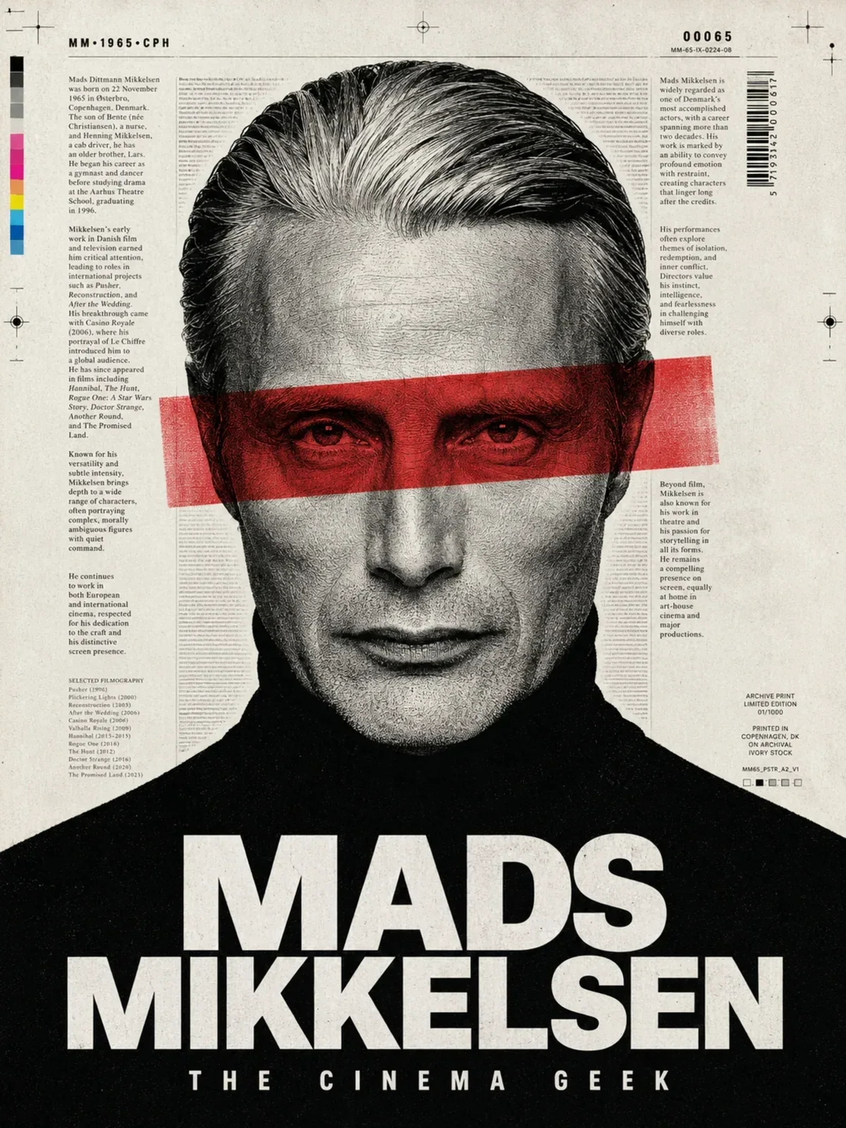 Mixed-media magazine poster portrait, Ergebnis eines ChatGPT Prompts