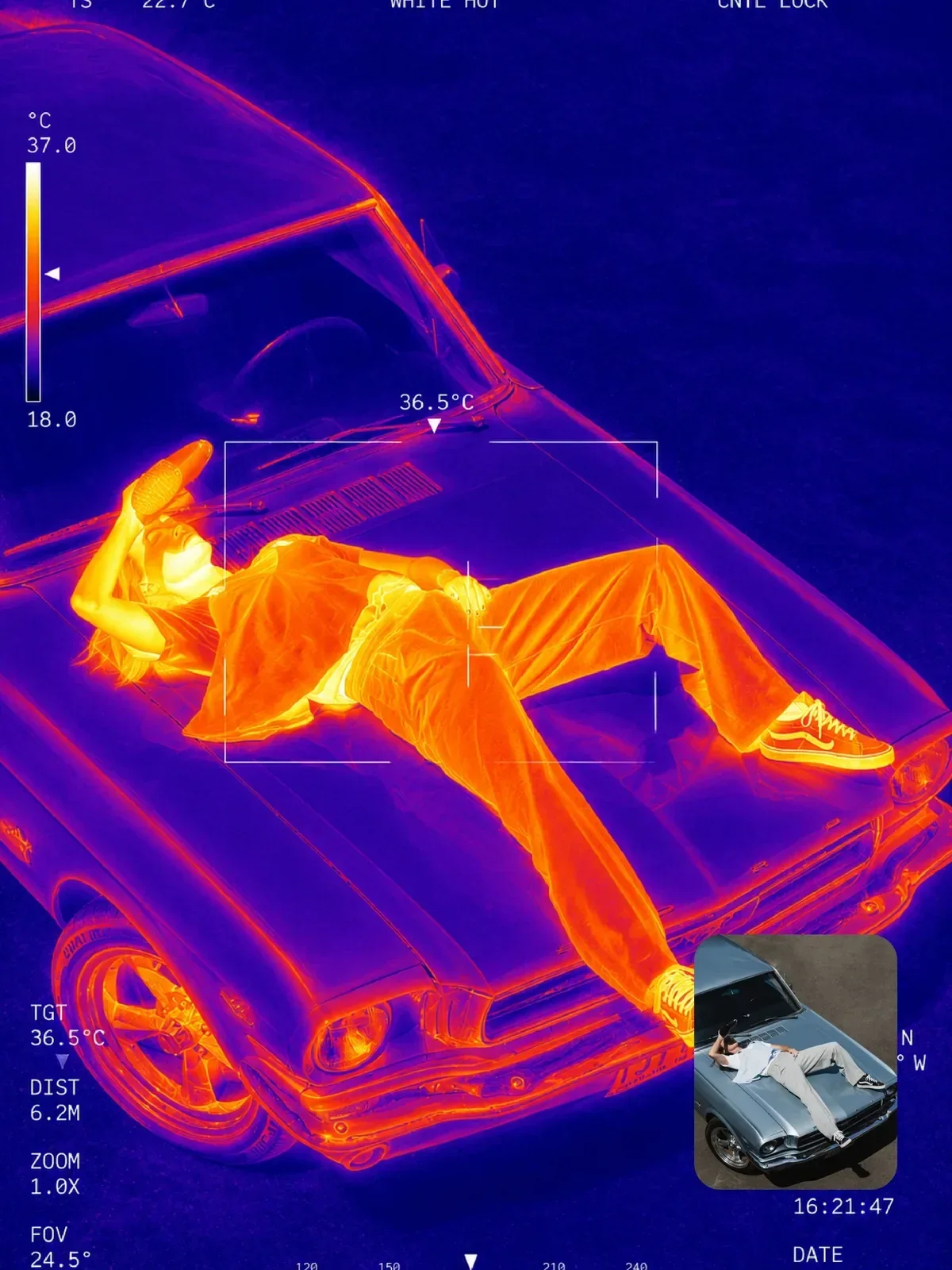 Thermal infrared surveillance scan, Ergebnis eines ChatGPT Prompts