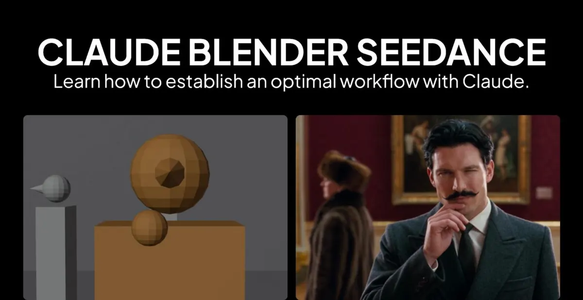 Control the Scene with Claude, Blender and Seedance